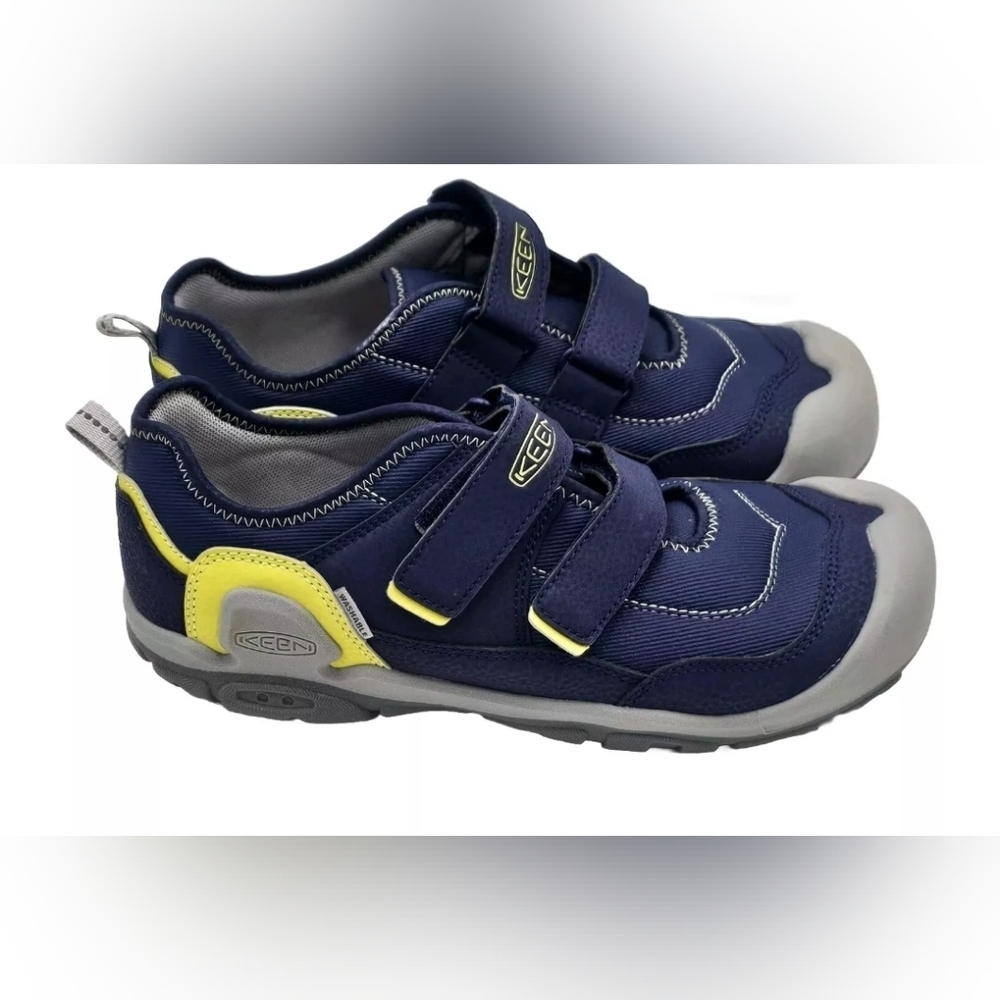 KEEN Knotch Hollow Sneakers Athletic Blue Yellow Shoes Sz 6Y Or Women's Size 7.5